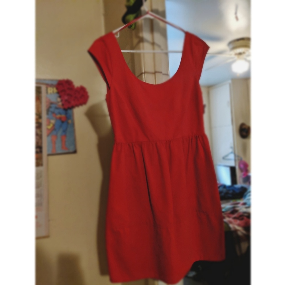 Red dress